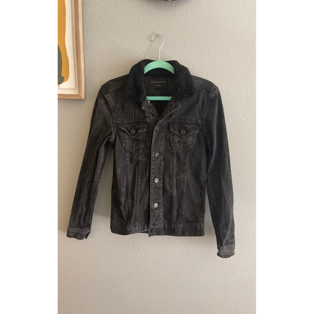 All Saints black denim Jacket